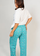 Night Sweet Thing Womens Ocean Drift T-Shirt & Long Pants PJ Set Jersey Knit Cotton Long Pyjama Set