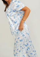 Night Sweet Thing Womens Coming Home Satin Long Pyjama Set