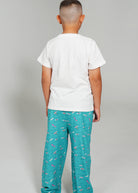 Night Sweet Thing Boys Ocean Drift T-Shirt & Long Pants PJ Set Jersey Knit Cotton Long Pyjama Set Kids
