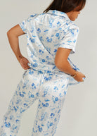 Night Sweet Thing Womens Coming Home Satin Long Pyjama Set