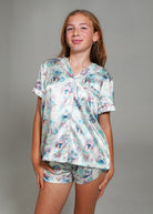 Night Sweet Thing Girls Hermit Dreams Short Satin Short Pyjama Set Kids