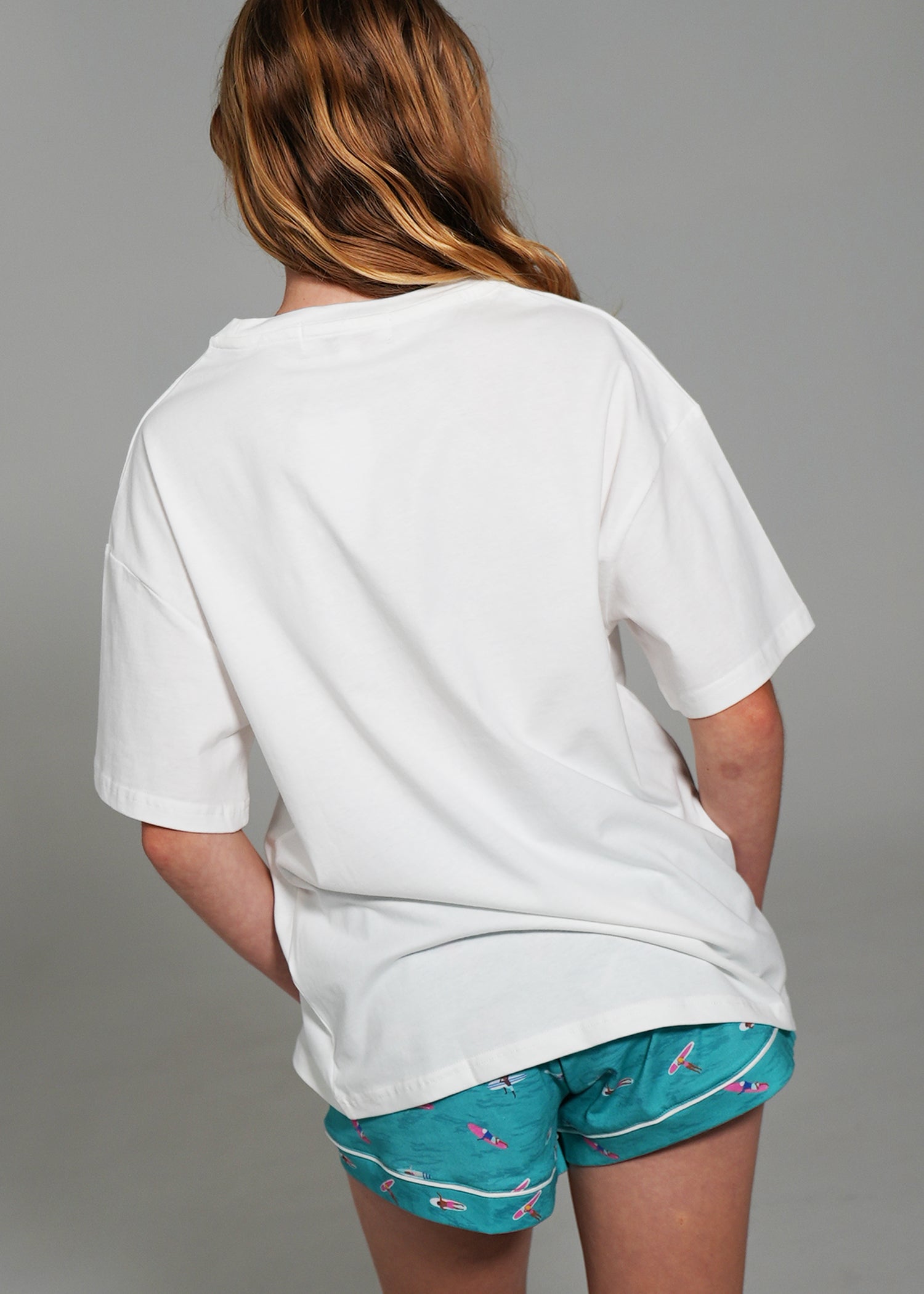 Night Sweet Thing Girls Ocean Drift T-Shirt & Short Pants PJ Set Jersey Knit Cotton Short Pyjama Set Kids