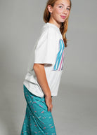 Night Sweet Thing Girls Ocean Drift T-Shirt & Long Pants PJ Set Jersey Knit Cotton Long Pyjama Set Kids
