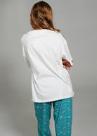 Night Sweet Thing Girls Ocean Drift T-Shirt & Long Pants PJ Set Jersey Knit Cotton Long Pyjama Set Kids
