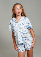 Night Sweet Thing Girls Coming Home Jersey Knit Cotton Short Pyjama Set Kids