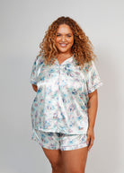 Night Sweet Thing Womens Hermit Dreams Satin Short Pyjama Set