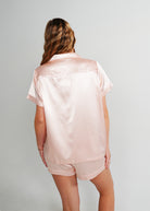 Night Sweet Thing Womens Peachy Dreams Satin Short Pyjama Set