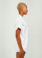 Night Sweet Thing Womens White (With White Piping) Satin Short Pyjama Set