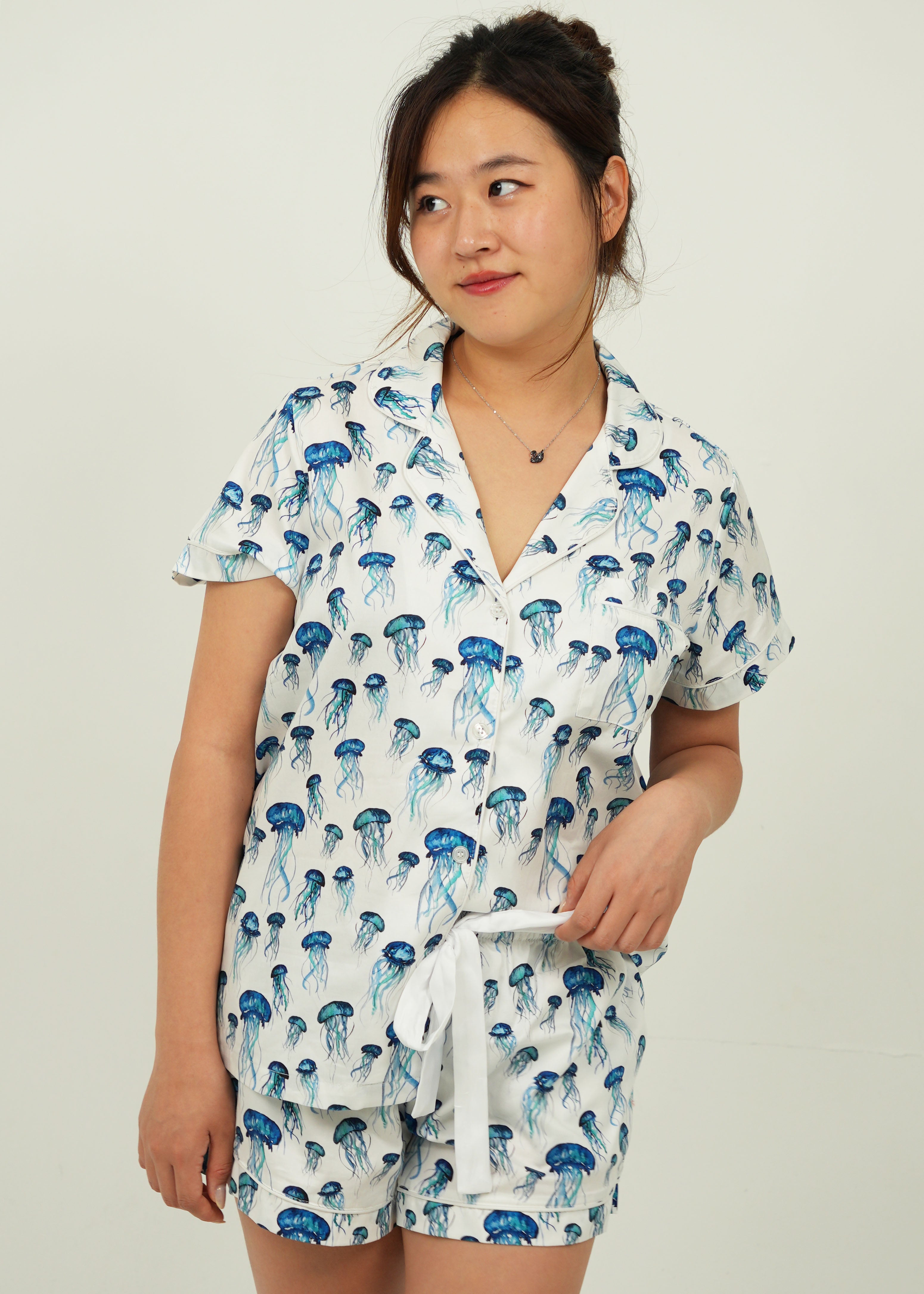 Jellyfish Cotton Short Pyjama Set