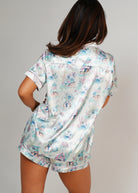Night Sweet Thing Womens Hermit Dreams Satin Short Pyjama Set