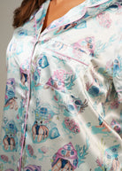 Night Sweet Thing Womens Hermit Dreams Satin Short Pyjama Set
