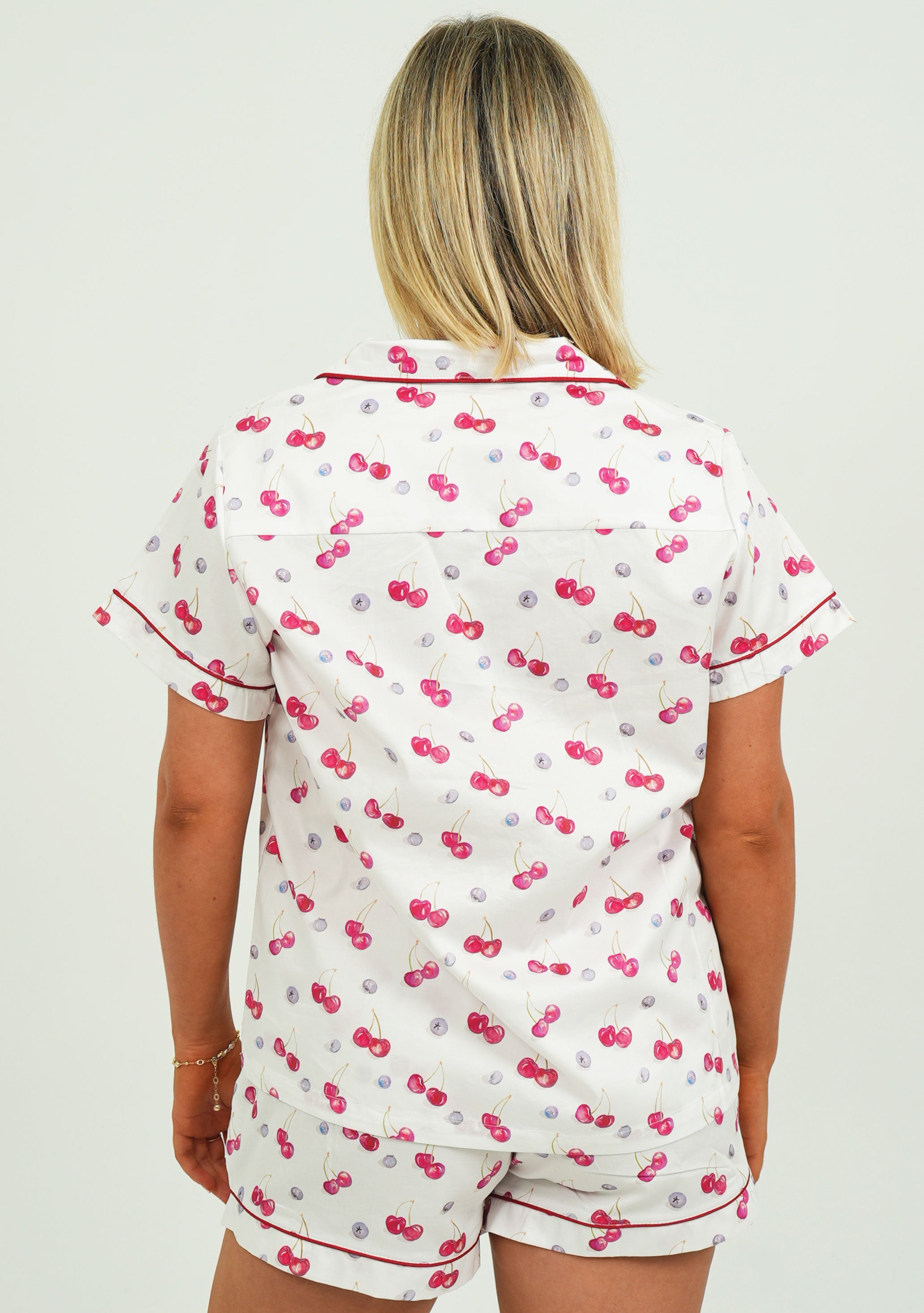 Cherries and Berries Cotton Short Pyjama Set