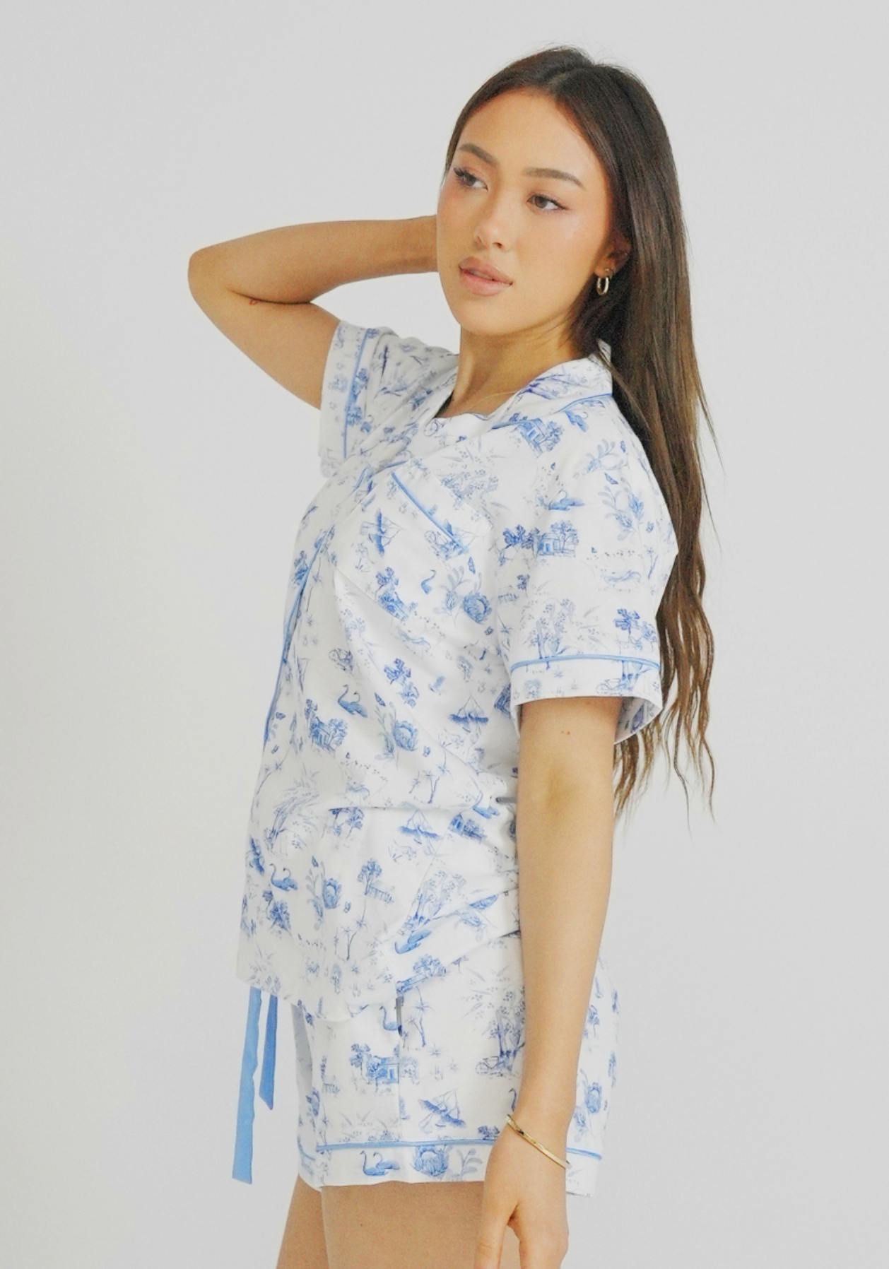 Night Sweet Thing Womens Coming Home Jersey Knit Cotton Short Pyjama Set