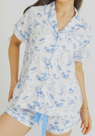 Night Sweet Thing Womens Coming Home Jersey Knit Cotton Short Pyjama Set
